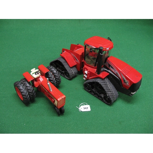 347 - Large diecast Farmall 806 tractor from CNH America LLC and a Case Quadtrac STX 500 Collectors Editio... 