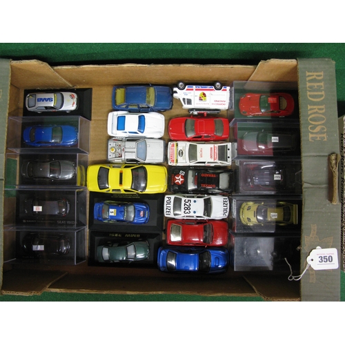 350 - Quantity of boxed and loose model cars from Corgi, Vitesse, Minichamps, Matchbox etc