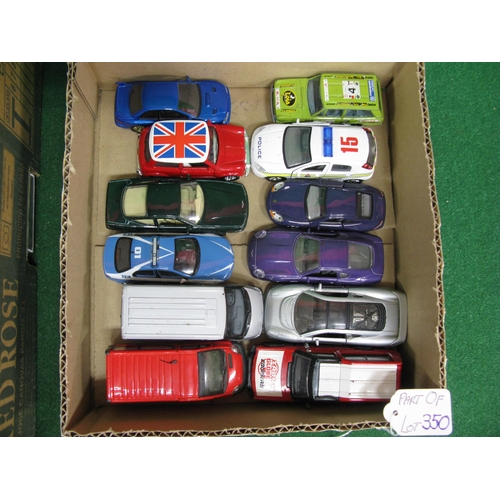 350 - Quantity of boxed and loose model cars from Corgi, Vitesse, Minichamps, Matchbox etc