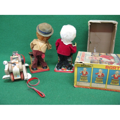 353 - Boxed TN of Japan Rosko Toys battery powered Bartender  (working but glass detached and shaker top i... 