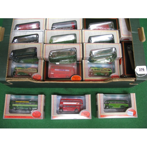 376 - Twenty boxed 1:76 scale model buses made by Exclusive First Editions.  Companies include: East Kent,... 