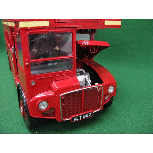 442 - Large and heavy super detailed model of London Transport Routemaster RM857 on Route 11, made of meta... 