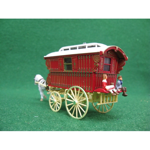 458 - Tray of diecast horse drawn carts, figures and loads from Britains, Charbens, Crescent etc together ... 