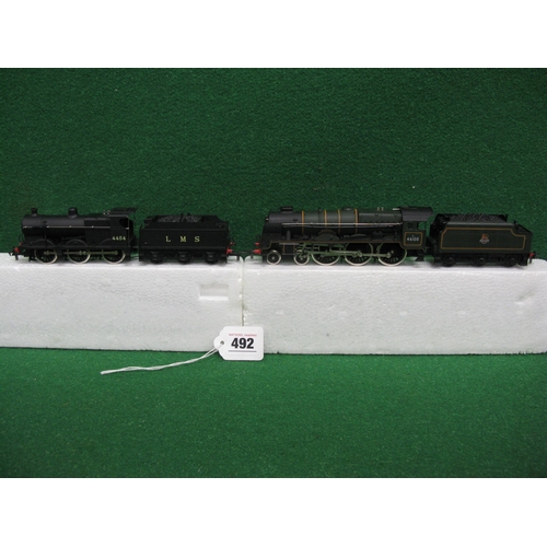 492 - 1970's/1980's Airfix/GMR OO tender drive steam locomotives: 4-6-0 rebuilt Royal Scot in early lined ... 