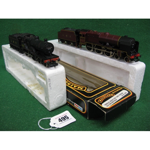 495 - Two 1980's Mainline OO steam locomotives to comprise parallel boilered 4-6-0 No. 6127 Old Contemptib... 