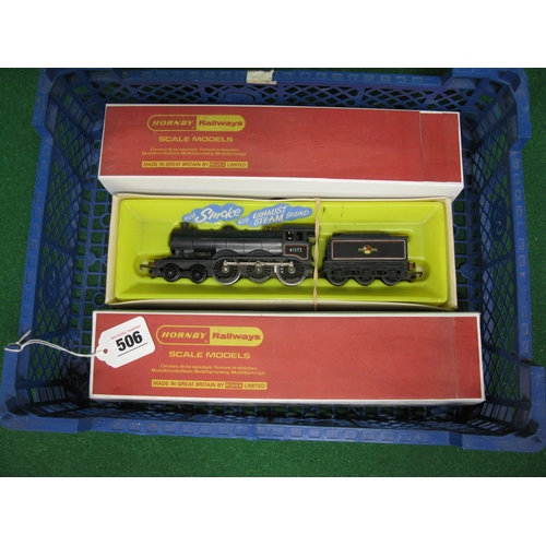 506 - Three 1970's Triang Hornby 00 4-6-0 tender locomotives to comprise: B12 No. 61572 in late BR lined b... 