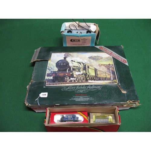 510 - An R687 1977 Hornby OO Silver Jubilee Pullman Train set containing: GWR 4-6-0 tender locomotive Albe... 