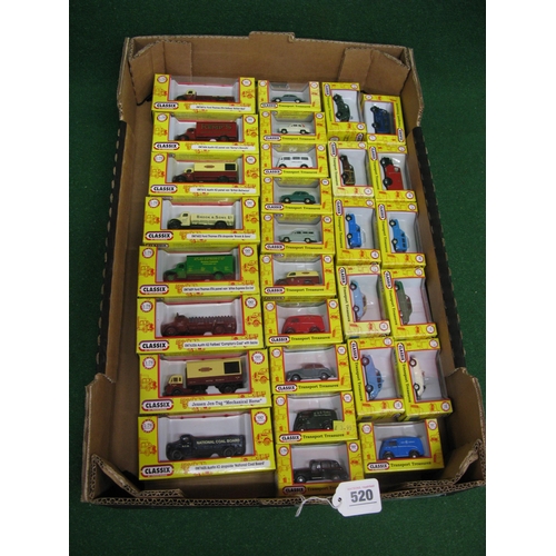 520 - Twenty nine boxed OO scale model cars, vans and lorries from the 1950's/1960's made by Classix