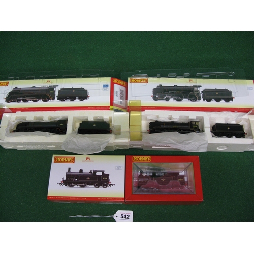 542 - Three boxed 2000's Hornby OO Southern Region steam locomotives to comprise: H Class 0-4-4T No. 31518... 