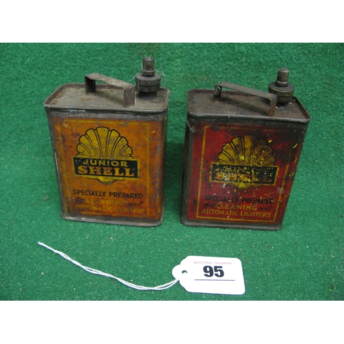 95 - Two Junior Shell cans Specially Prepared For Cleaning And Automatic Lighters - 5