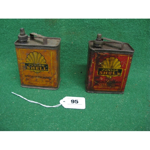 95 - Two Junior Shell cans Specially Prepared For Cleaning And Automatic Lighters - 5