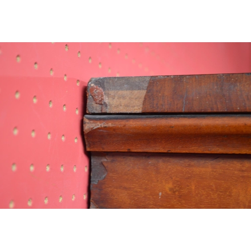 17 - Victorian mahogany Wellington chest having moulded cornice over eight long graduated drawers with tu... 