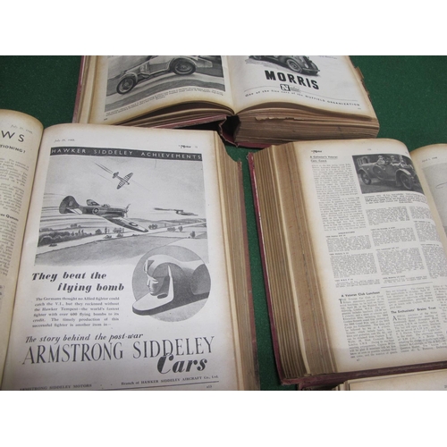 100 - Bound copies of The Motor magazine from January 1943 to December 1945 full of interesting articles a... 