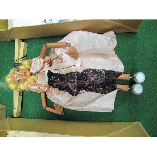 334 - Five boxed Pelham Puppets to comprise: Lulabelle, Prince Charming, Cinderella, Poodle and Gypsy, all... 