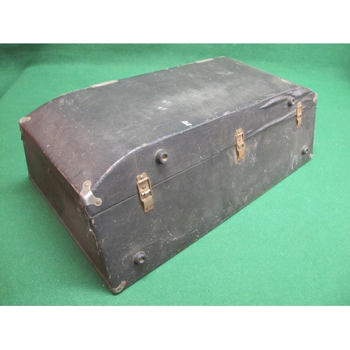 34 - Vintage car hinged rear trunk with handle and rubber feet - 32