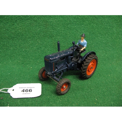 466 - Britains 128F Fordson Major tractor with driver and rubber tyres