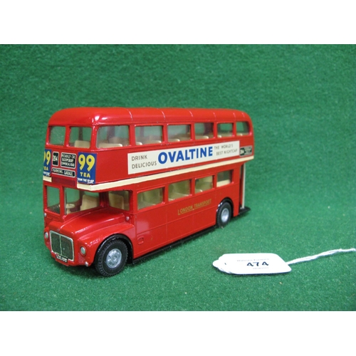 474 - 1960's Triang Spot-On No. 145 1:42 scale diecast Routemaster double deck bus with box, internal pack... 