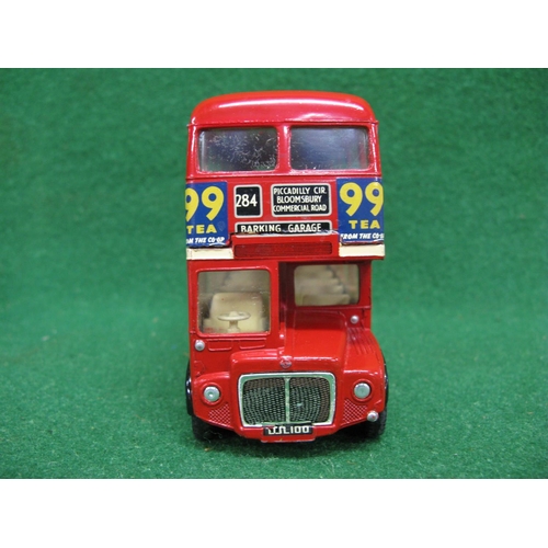 474 - 1960's Triang Spot-On No. 145 1:42 scale diecast Routemaster double deck bus with box, internal pack... 