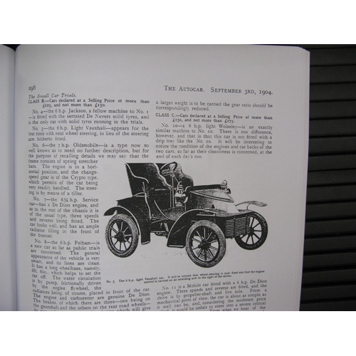 61 - Three boxes of 170 modern reprints of The Autocar