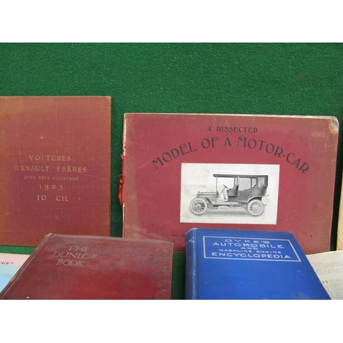 64 - Several publications connected to early motoring to include: New Cars At A Glance 1910, The Dunlop B... 