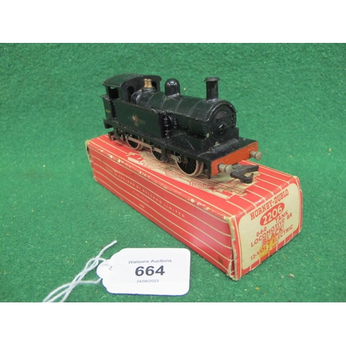 664 - 1950's/1960's Hornby Dublo 2 Rail 2206 R1 0-6-0T No. 31337 in late BR black livery, boxed