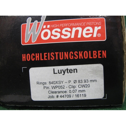 8 - Box of four high performance pistons from Wossner