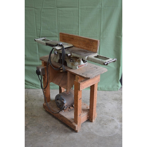 57 - Myford planer/thicknesser on wooden stand