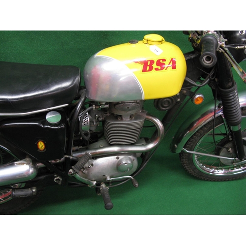 53 - 1968 BSA B44 (American Import) motorcycle.  Registration No. KCK 581F.  Chassis No. 404066.  Engine ... 