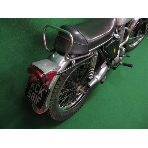 53 - 1968 BSA B44 (American Import) motorcycle.  Registration No. KCK 581F.  Chassis No. 404066.  Engine ... 