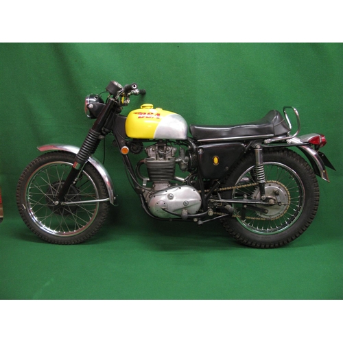 53 - 1968 BSA B44 (American Import) motorcycle.  Registration No. KCK 581F.  Chassis No. 404066.  Engine ... 