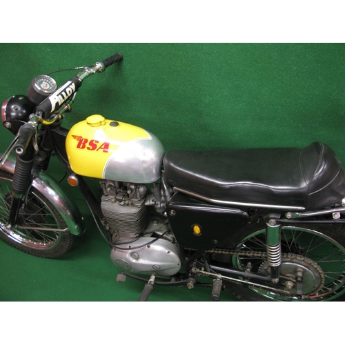 53 - 1968 BSA B44 (American Import) motorcycle.  Registration No. KCK 581F.  Chassis No. 404066.  Engine ... 