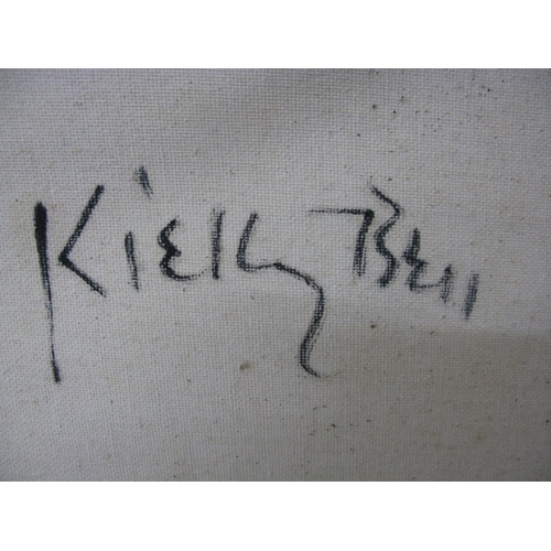 363 - Group of three John Kielty Bell paintings on canvas, all signed on reverse Kielty Bell.  Portrait 28... 