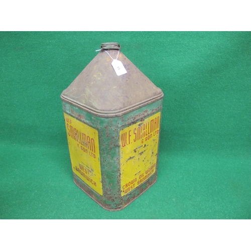 15 - Pyramid can with cap and handle for WF Smallman & Son Ltd, Crown Oil Works, West Bromwich - 10