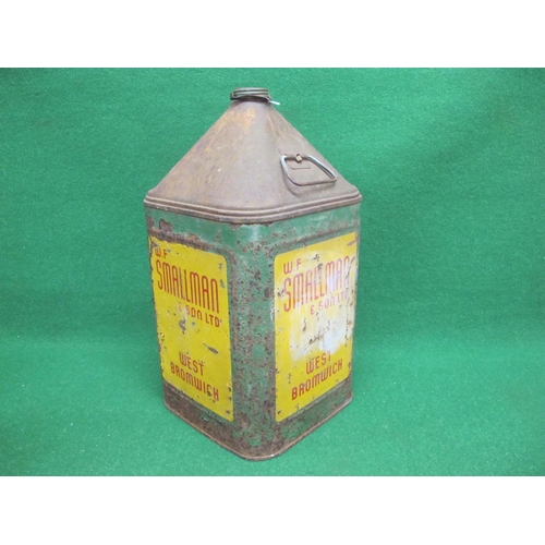 15 - Pyramid can with cap and handle for WF Smallman & Son Ltd, Crown Oil Works, West Bromwich - 10