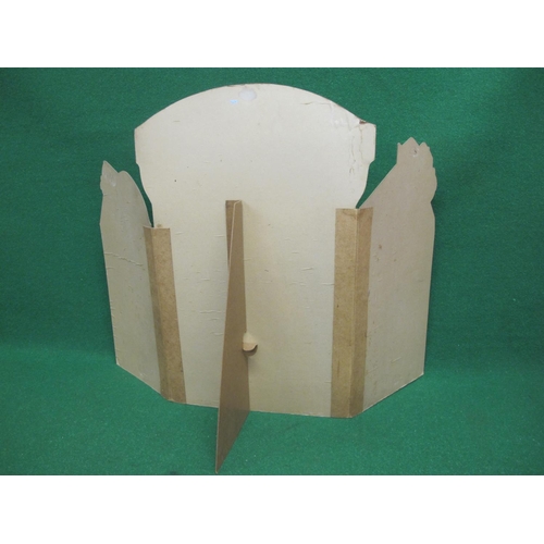 170 - Folding thick card shop counter top stand for Smiths Bluecol Anti-freeze, Be Prepared For Frost, fea... 