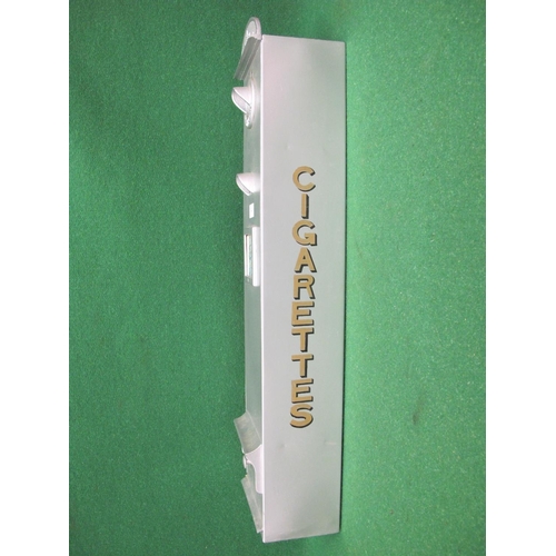 171 - Restored wall mounted one shilling vending machine made by Harper Super Products.  Finished in silve... 