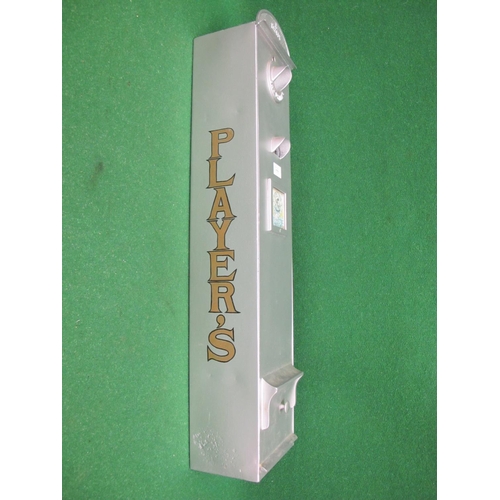 171 - Restored wall mounted one shilling vending machine made by Harper Super Products.  Finished in silve... 
