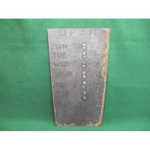 182 - Steel garage sign for VIP Quality Is Guaranteed pronouncing that petrol is regularly analysed for qu... 