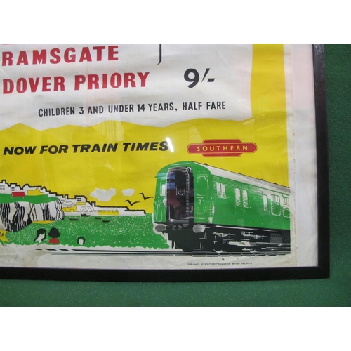 200 - Original BR Southern Region 1966 poster Bargain Tickets By The Kent Coast Electrics From This Statio... 