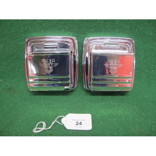 24 - Two chromed Duple coachworks ashtrays - 4