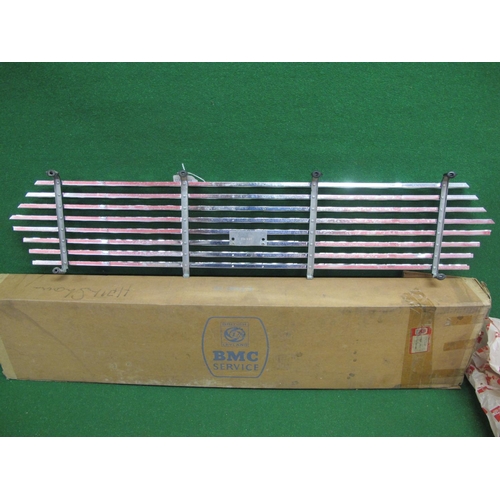 33 - New old stock metal radiator grill for an Austin/Morris 1100 MkII in BMC wrapping and box Part No. C... 