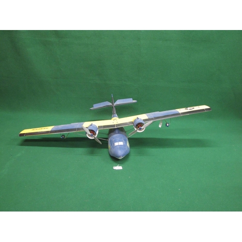 399 - Radio controlled foam model of an American seaplane with electric propellers - 54