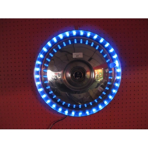 41 - Rootes Group domed wheel trim retro fitted with remote controlled mains powered coloured lights - 15... 