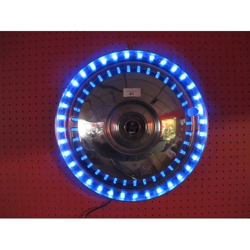 41 - Rootes Group domed wheel trim retro fitted with remote controlled mains powered coloured lights - 15... 