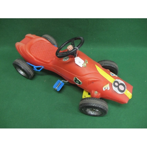 534 - Plastic chain drive pedal car in the form of a racing car - 39