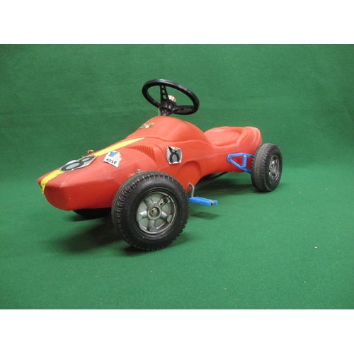 534 - Plastic chain drive pedal car in the form of a racing car - 39