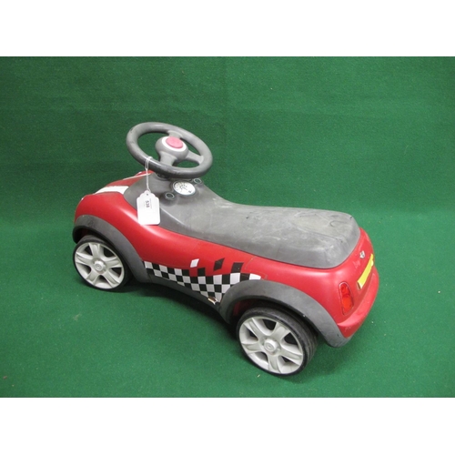 538 - Childs foot powered BMW Mini, garden toy, Made In Germany, playworn - 28