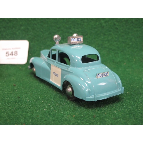 548 - 1983 Budgie Toys diecast limited production Wolseley 6/80 Police car with roof spot lights and sign,... 