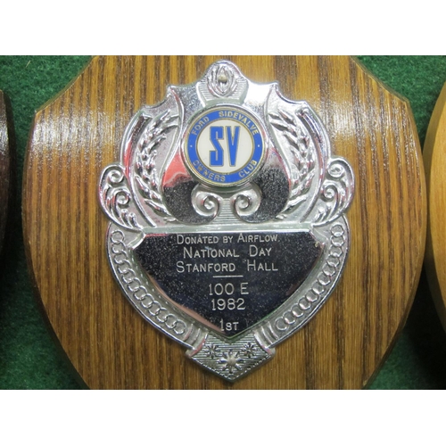 90 - Collection of competitor, attendance and winners shield/plaques from 1973-2005 together with an engr... 