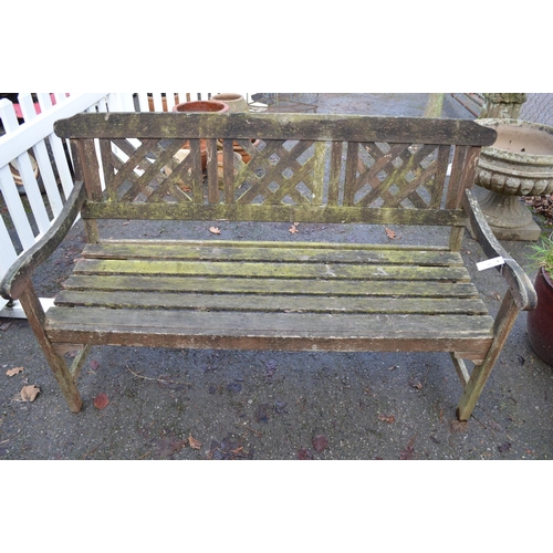 39 - Wooden garden bench - 57.25